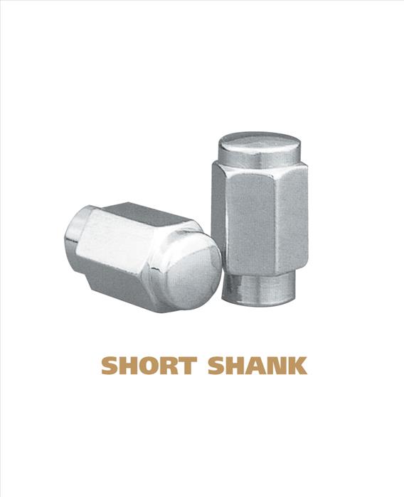 Short Shank 0.34 Shank - 13/16 Inch Hex Chrome Plated